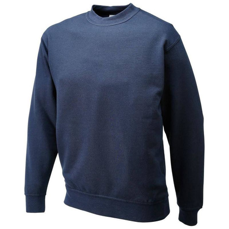 Bluza basic bez kaptura bawełniana XXXL granatowa