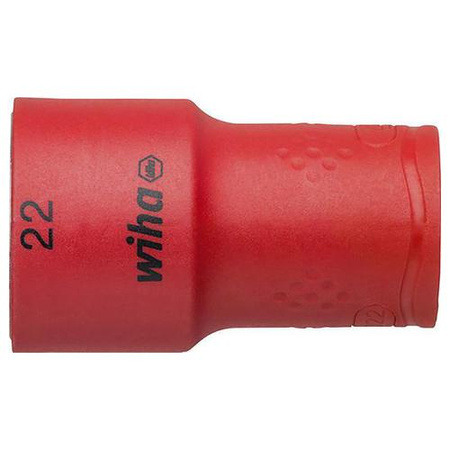 Końcówka wymienna klucza nasadowego 6-kątna 1/2" 22mm VDE Wiha
