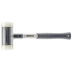 Młotek z miękkim bijakiem SUPERCRAFT 60mm bezodrzutowy z rękojeścią 3-komponentową HALDER