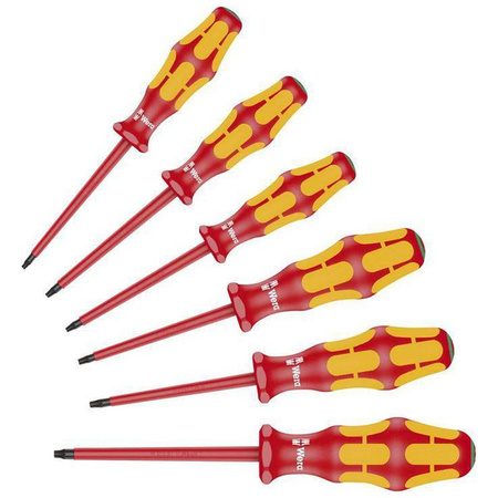Zestaw izolowanych wkrętaków TORX® Kraftform Seria 100 167 i/6 Wera