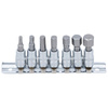 Zestaw nasadek z bitem, imbus 6,3mm 1/4" gniazdo sześciokątne 4-12mm 7 szt. (2161) BGS