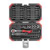 Zesatw bitów 1/4" z przełączalną grzechotką, adapterami i długimi bitami, 51 el., GEDORE RED, R33003051