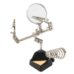 Pomocna dłoń z lupą o dużej wydajności, 60 mm 3x, Silverline 282589