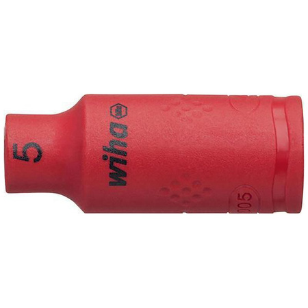 Końcówka wymienna klucza nasadowego 6-kątna 1/4" 5mm VDE Wiha