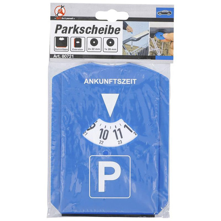 Dysk parkingowy ze skrobaczką do lodu / gumową krawędzią, BGS Diy 80721