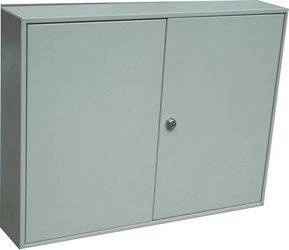 Metalowa szafka ścienna na 400 kluczy z zamkiem cylindrycznym 2-drzwiowa