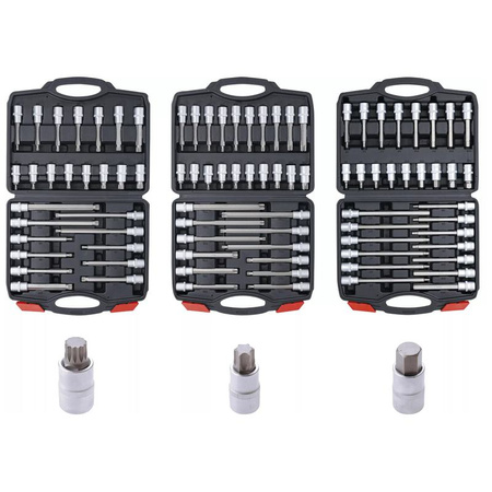 Zestaw nasadek z bitem napęd 12,5 mm (1/2") 88 szt., BGS Diy 5186