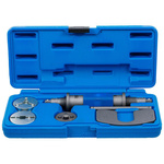 Zestaw do cofania tłoczków hamulcowych uniwersalny gwint lewoskrętny i prawoskrętny 6 szt., BGS 9159