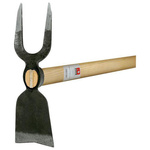 Motyka dwustronna 0,6kg 250mm trzonek drewniany dł. 135cm IDEAL