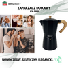 Aluminiowy zaparzacz ciśnieniowy do kawy, 12 filiżanek, czarny KINGHoff