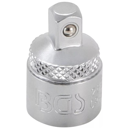 Adapter klucza nasadowego gniazdo czworokątne 10 mm (3/8") - trzpień czworokątny 6,3 mm (1/4"), BGS 269
