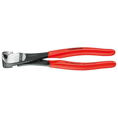 Szczypce tnące czołowe o zwiększonym przełożeniu z rękojeściami powlekanymi tworzywem sztucznym 140 mm KNIPEX 
67 01 140