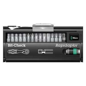 Kompaktowy zestaw bitów z mini grzechotką Wera Zyklop Mini 1, adapter 1/4", max moment 65 Nm, Wera