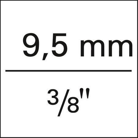 Końcówka wymienna klucza nasadowego 6-kątna 3/8" 11mm VDE Wiha