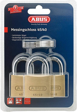Kłódka mosiężna, Quad-Pack SB ABUS