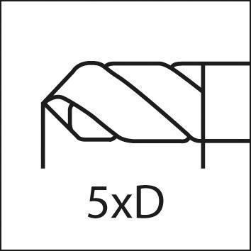 Wiertło kręte HSSE DIN338 2,0mm 3-ostrzowe FIRE GÜHRING