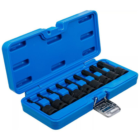 Zestaw 9 udarowych nasadek z bitem, profil T (Torx) T20-T70, napęd 12,5 mm (1/2"), BGS 5480