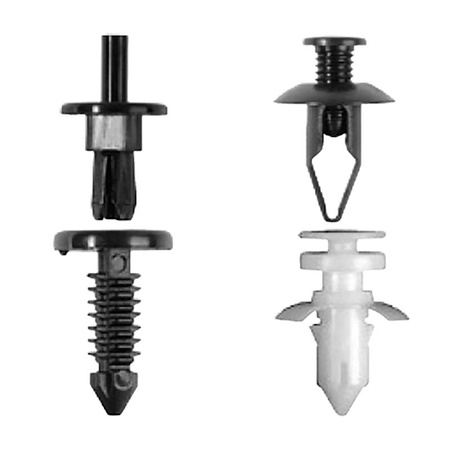 Zestaw zatrzasków do samochodów dla Ford, Mazda, GM, Chrylser, Nissan 415 szt., BGS 9041