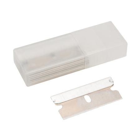 Ostrza jednostronne, 10 szt., 38 x 19 x 0,25 mm, Silverline 589248