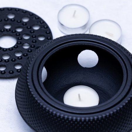 Podgrzewacz do zaparzaczy zeliwnych, czarny KINGHoff