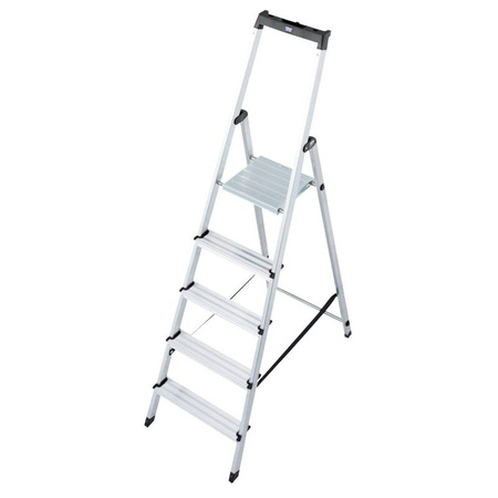 Drabina rozstawna aluminiowa Solidy 5 stopni KRAUSE