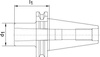 Tuleja redukcyjna DIN69871ADB, kształt A SK40/MK4 FORTIS