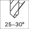 Wiertło krótkie DIN6539 pełnowęglikowe, niepowlekane,typ N, chwyt cylindryczny 5,40mm FORMAT