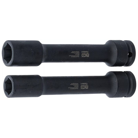 Zestaw specjalnych nasadek do kluczy nasadowych do nakrętki kołnierza mechanizmu różnicowego do Volvo 15-18 mm, BGS 72000