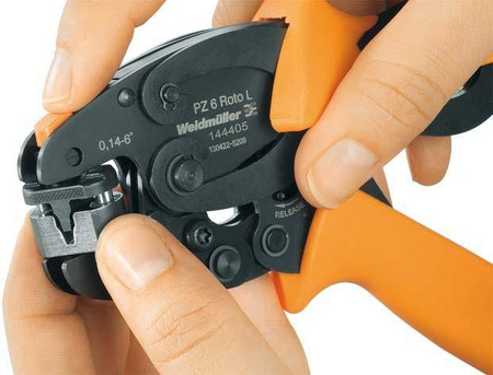Szczypce do zagniatania tulejek kabl.PZ 6 roto L 0,14-6qmm Weidmüller