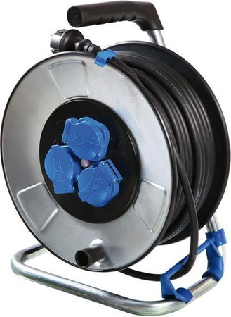 Bęben kablowy przedłużacz 50m H07RN-F 3 G1,5