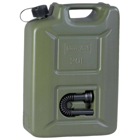 Kanister na paliwo benzynę plastikowy lejek 20L