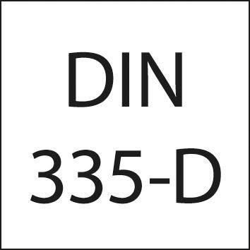 Pogłębiacz stożkowy DIN335 HSS, TiN, kształt D, chwyt MK 90°, 25mm FORMAT