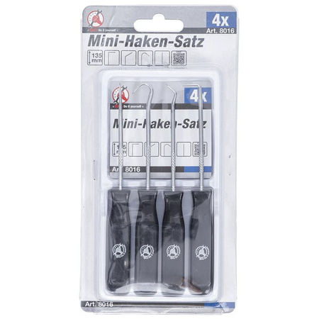 Zestaw mini haczyków 4 szt., BGS Diy 8016