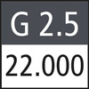 Oprawka do tulejek zaciskowych,długa, DIN69871ADB SK40-ER40, HAIMER