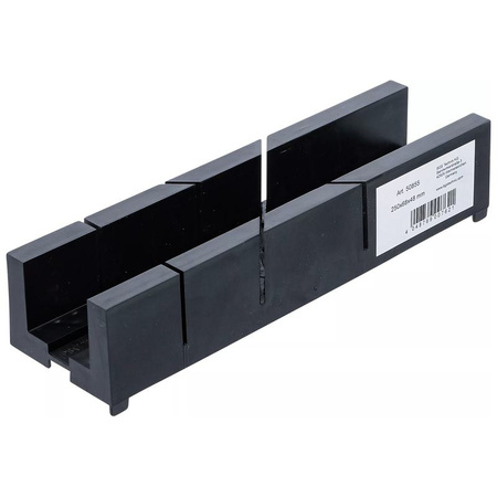 Skrzynka uciosowa z tworzywa 245 x 65 x 48 mm, BGS 50855