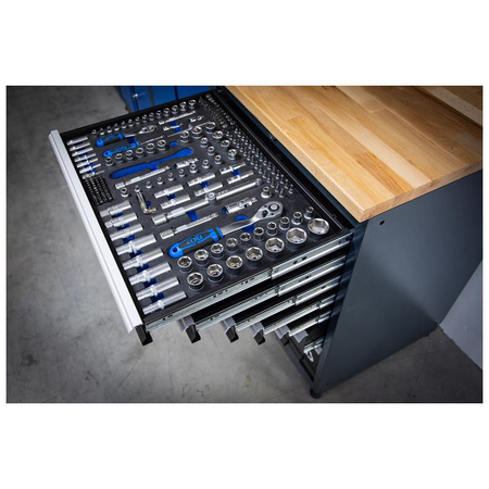 System jednostek ściennych Flex drewno 5 modułów, BGS 80140