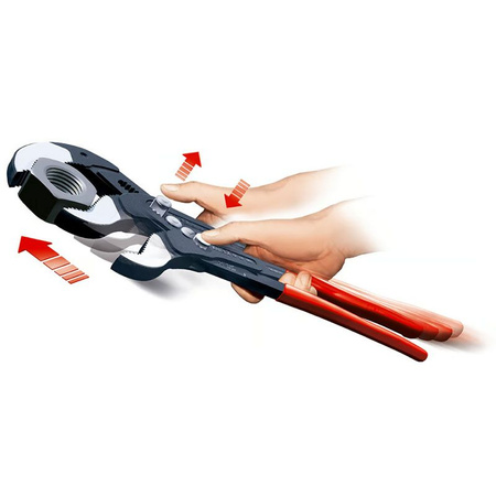 Szczypce nastawne do rur Cobra® XXL z rękojeściami powlekanymi tworzywem sztucznym 560 mm KNIPEX 87 01 560