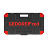Zestaw do montażu kół - klucz dynamometryczny 40-200 Nm, teleskopowa grzechotka 1/2", GEDORE RED, R68903011