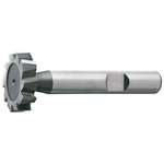 Frez do rowków pod wpusty czółenkowe, krótki DIN850 HSSCo8 TiALN, typ N, kształt D 13,5x2mm FORMAT