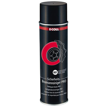 Środek do czyszczenia hamulców aerozol, odtłuszczający, bez mikro plastiku 500 ml, PRO E-COLL