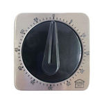 Mechaniczny minutnik kuchenny stalowy z magnesem KINGHoff