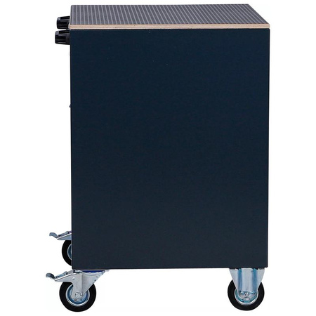 Wózek warsztatowy do systemu meblościanek, 4 szuflady, 630 x 789 x 530 mm, BGS 80220