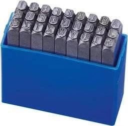 Zestaw znaczników literowych, wysokość czcionki 5mm FORMAT