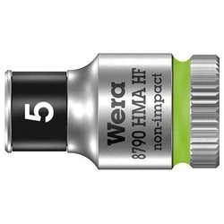 Wymienna końcówka klucza nasadowego Zyklop 1/4" 5x23 mm z funkcją przytrzymywania 8790HMA HF Wera