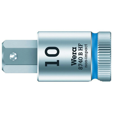 Nasadka Zyklop z bitem imbusowym 10 x 38,5 mm, napęd 3/8", z funkcją przytrzymywania, 8740 B HF Wera