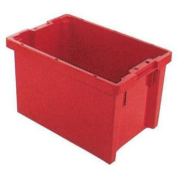 Pojemn. obrot. do uklad. w stosy 65 l, 600x400x350 mm, niebieski