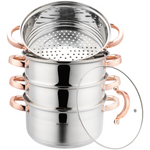 Garnek do gotowania na parze Ø22 cm, pojemność 4 l, 5 elementów Klausberg