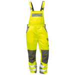 Ogrodniczki spodnie robocze ostrzegawcze Colmar rozmiar 54 żółto-szary