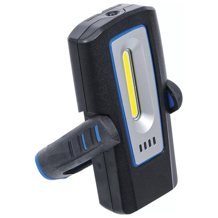 Lampa warsztatowa COB LED z magnesem i hakiem składana z funkcją ładowania indukcyjnego, BGS 85331