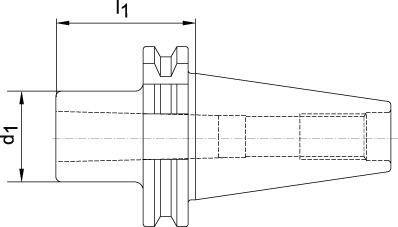 Tuleja redukcyjna DIN69871ADB, kształt A SK40/MK4 FORTIS